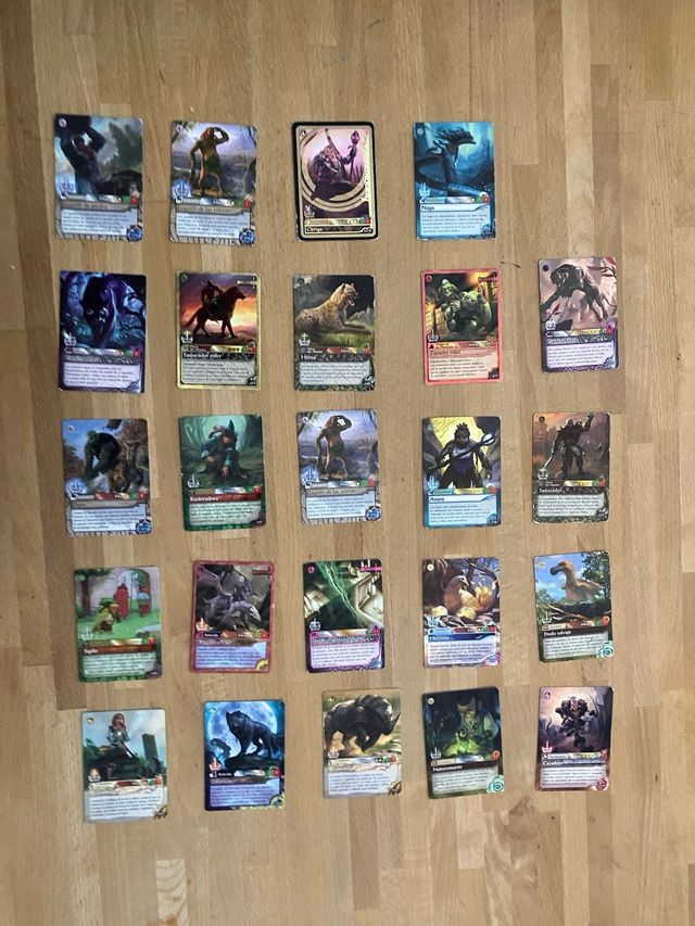 Cartas fantasy riders colección 2