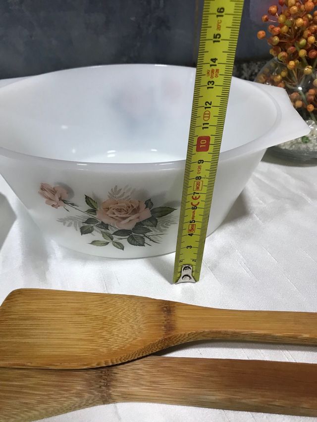 sopera con tapa arcopal rosas francia