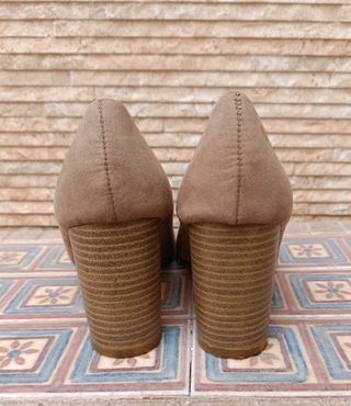 OFERTA! Zapatos de tacón 38 antelina