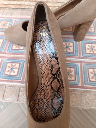 OFERTA! Zapatos de tacón 38 antelina