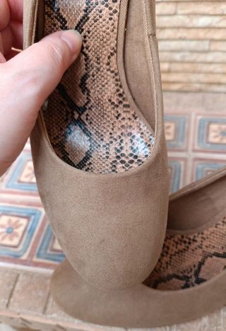 OFERTA! Zapatos de tacón 38 antelina