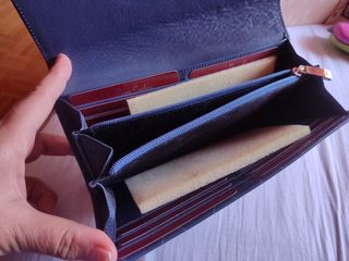 Cartera mujer azul