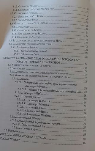 Colorimetria . el color líquido .