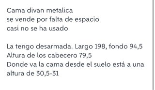 Divan metalico