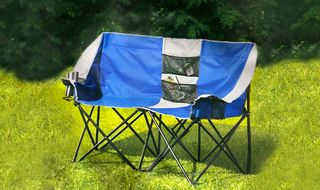 Silla Doble Plegable de Camping.