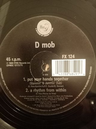 Vinilo maxi D MOB: Put your hands...