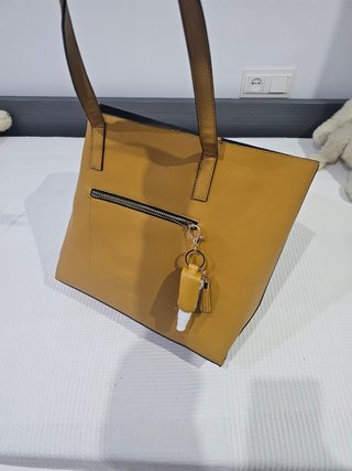 Bolso colgar grande color Mostaza