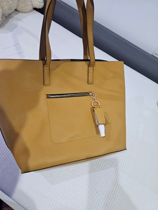 Bolso colgar grande color Mostaza