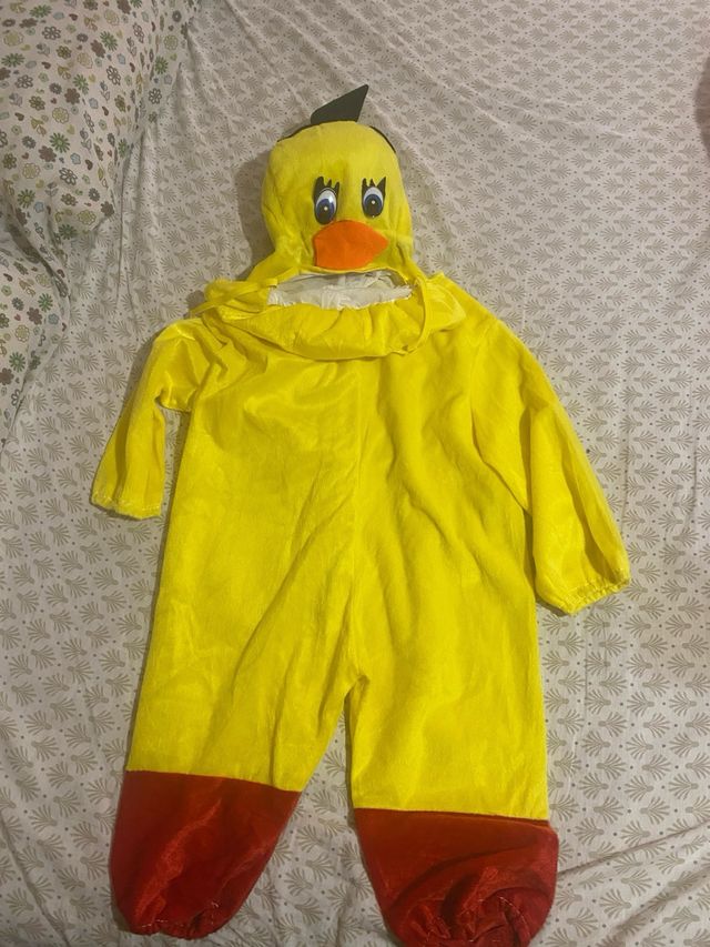 Disfraz de pollito talle 2 años