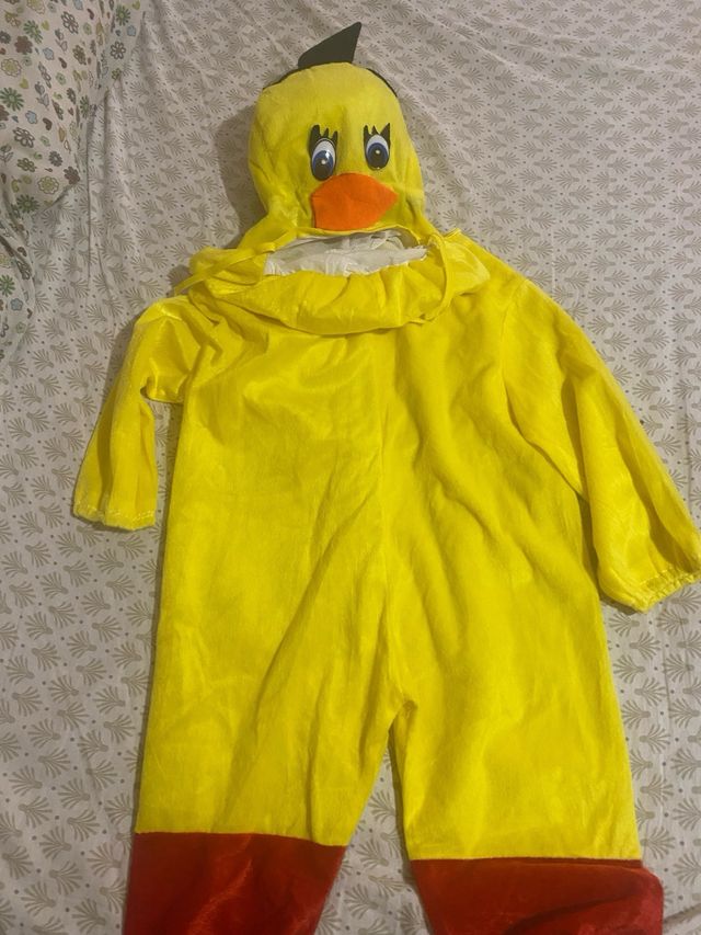 Disfraz de pollito talle 2 años