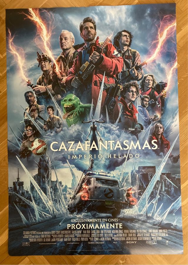 Poster cazafantasmas. GRANDE