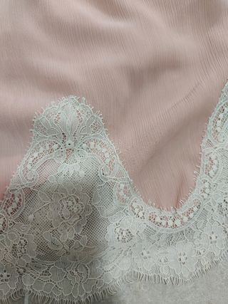 Vestido Zara rosa palo M