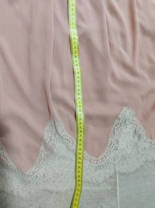 Vestido Zara rosa palo M