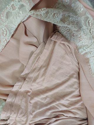 Vestido Zara rosa palo M