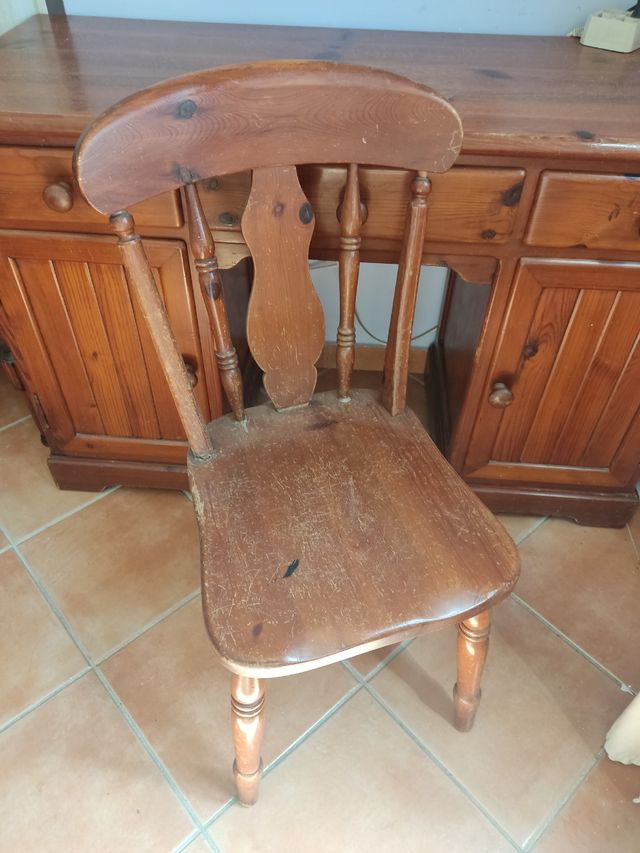 Escritorio Pino Macizo