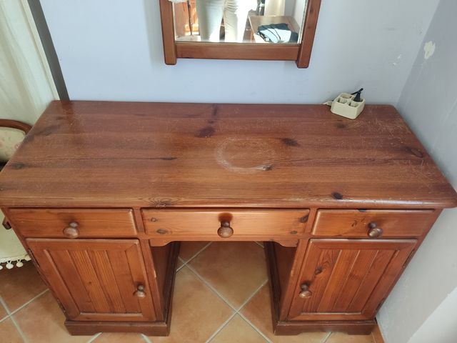 Escritorio Pino Macizo