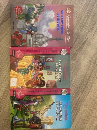 Pack 3 libros geronimo stilton