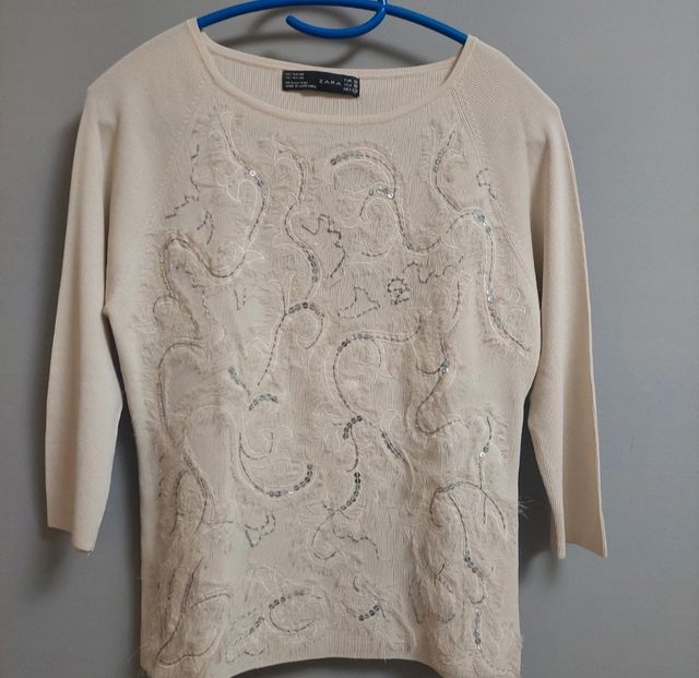 Camiseta joya de Zara