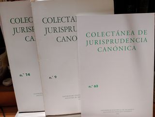 JURISPRUDENCIA CANONICA , VARIOS NUMEROS