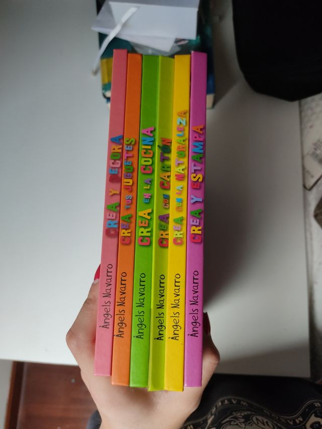 colección de libros para hacer manualidades