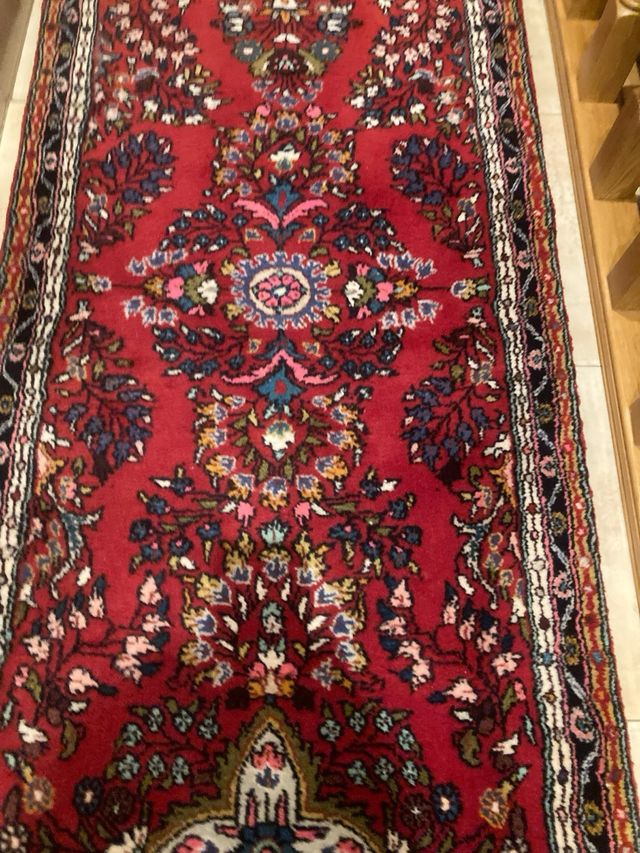 Alfombra, pasilleros, auténtico persa