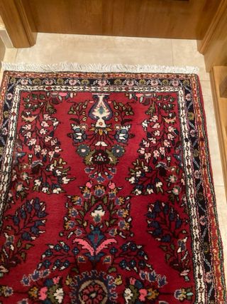 Alfombra, pasilleros, auténtico persa