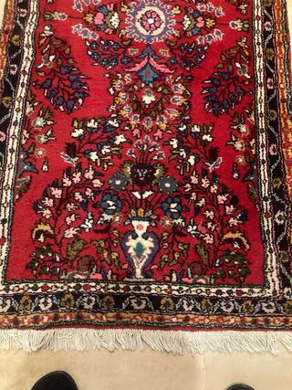 Alfombra, pasilleros, auténtico persa