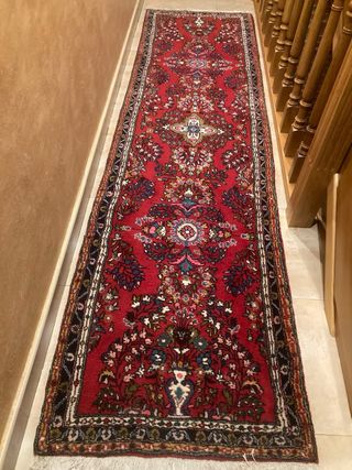 Alfombra, pasilleros, auténtico persa