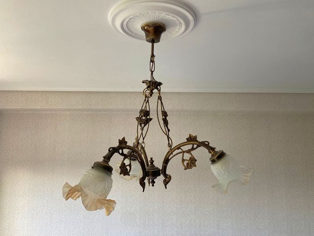 Lámpara de techo bronce