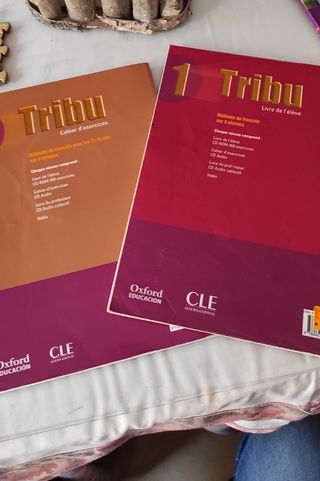 Libros francés 1 eso y CD Tribu, ed Oxford
