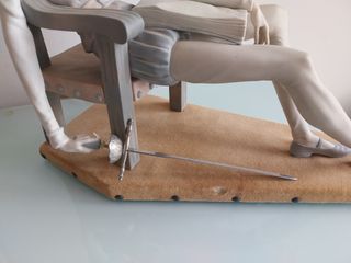 Escultura de Don Quijote de Lladró.