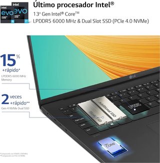 Portatil Ultraligero LG Gram 15.5" - 1,14 kg