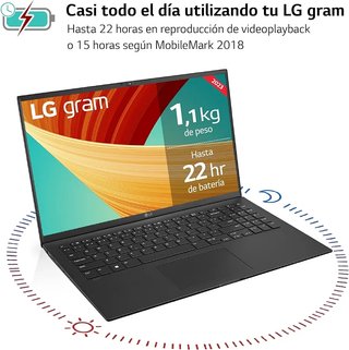 Portatil Ultraligero LG Gram 15.5" - 1,14 kg