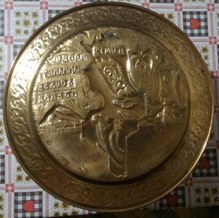 TUNISI piatto decorativo vintage