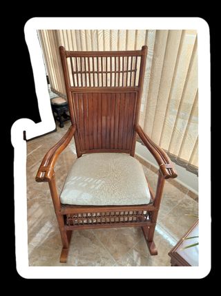 2 Mecedoras de Bambú