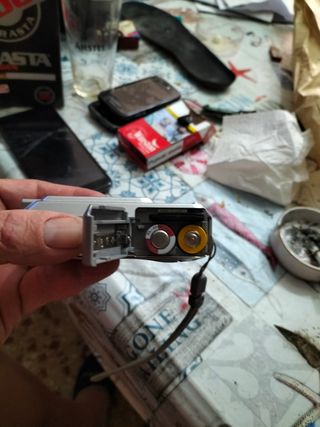 Cámara de fotos digital antigua