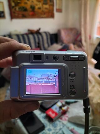 Cámara de fotos digital antigua