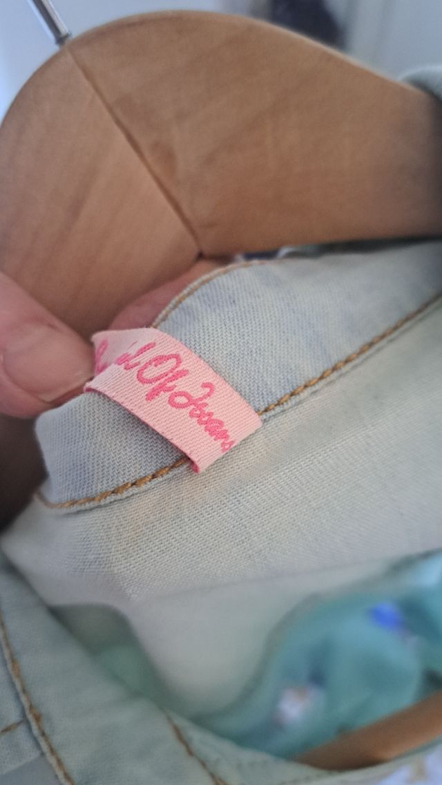 Camicia denim chiaro 100 x 100 cotone avvitata con