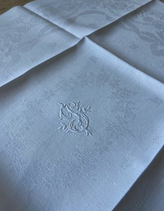 🍀9 Servilletas francesas antiguas