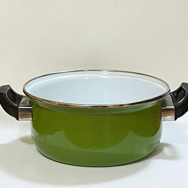 Set 2 Pentole + Coperchio Doppio Manico Verde