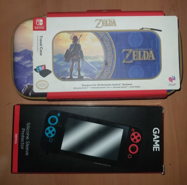 travel case Nintendo Switch zelda + protector