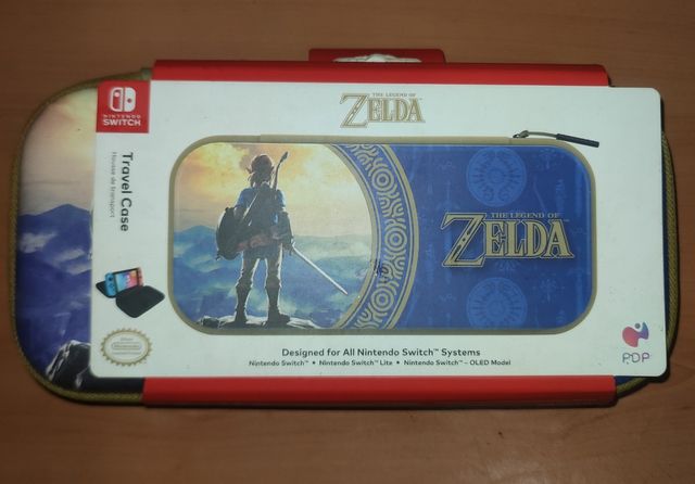 travel case Nintendo Switch zelda + protector