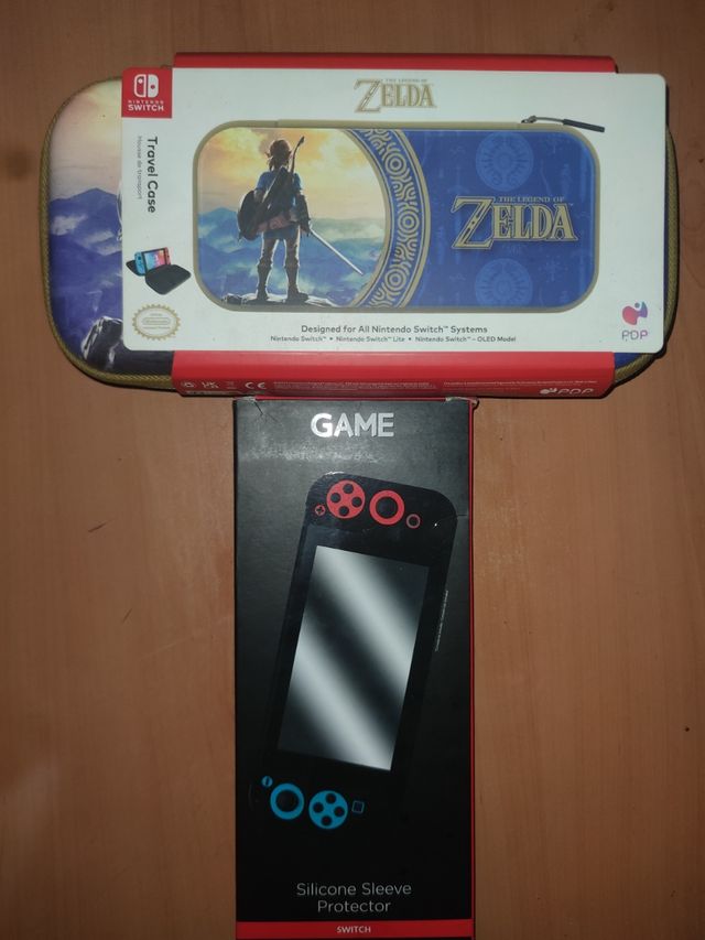 travel case Nintendo Switch zelda + protector