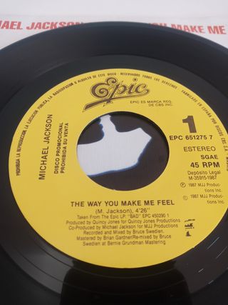 Vinilo Michael Jackson - The way you make me f