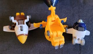 Lote 4 super wings aviones buen estado