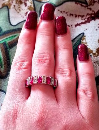 ANILLO DE CIRCONITAS Y RUBI LABORATORIO