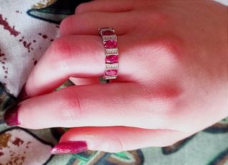 ANILLO DE CIRCONITAS Y RUBI LABORATORIO