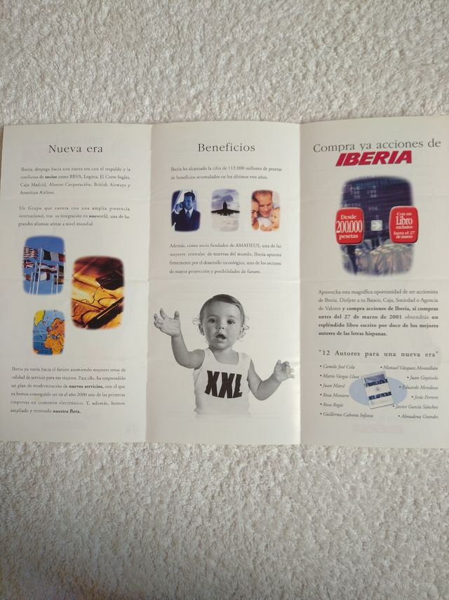 ARTÍCULOS IBERIA LINEAS AEREAS BOLSO + LIBRO + OPA