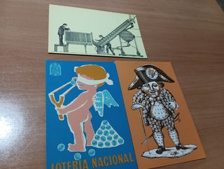 Postales, sorteo de la lotería