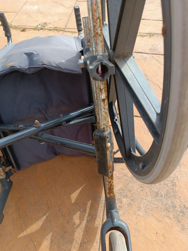 Silla de ruedas.